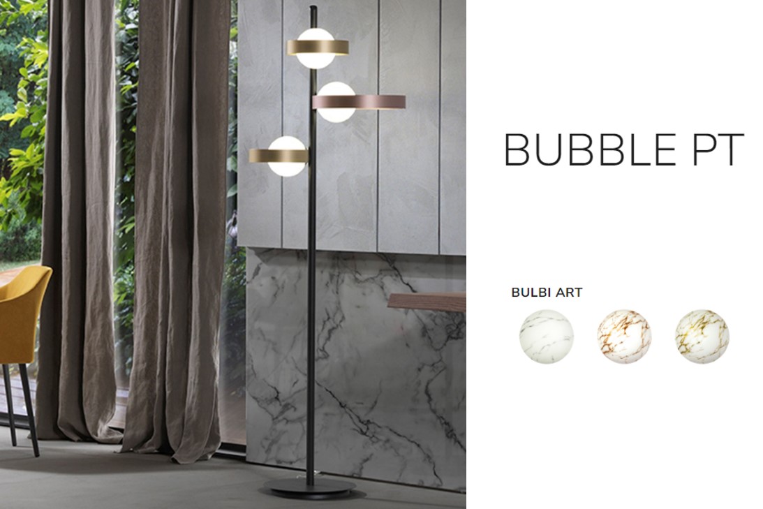 Lampada modello Bubble piantana 